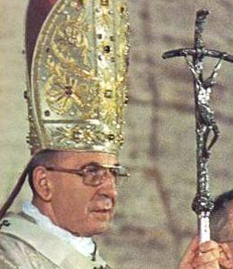 Jean-Paul 1er (Albino Luciani), l'homme qui, en 1978, prétendit pendant 33 jours être pape, entre Paul VI et Jean Paul II.