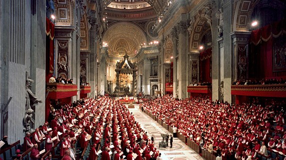 Une session de Vatican II