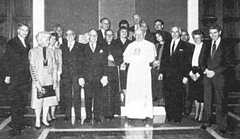 Jean-Paul II recevant le B’nai B’rith (Loge franc-maçonnique juive de New-York) le 22 mars 1982