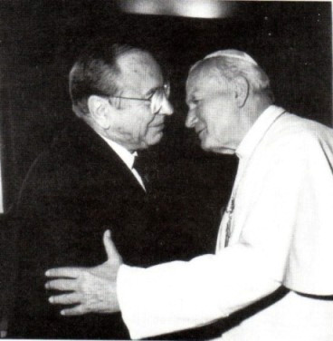 Jean-Paul II et Jerzy Kluger