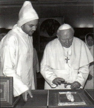 Jean-Paul II et le roi du Maroc